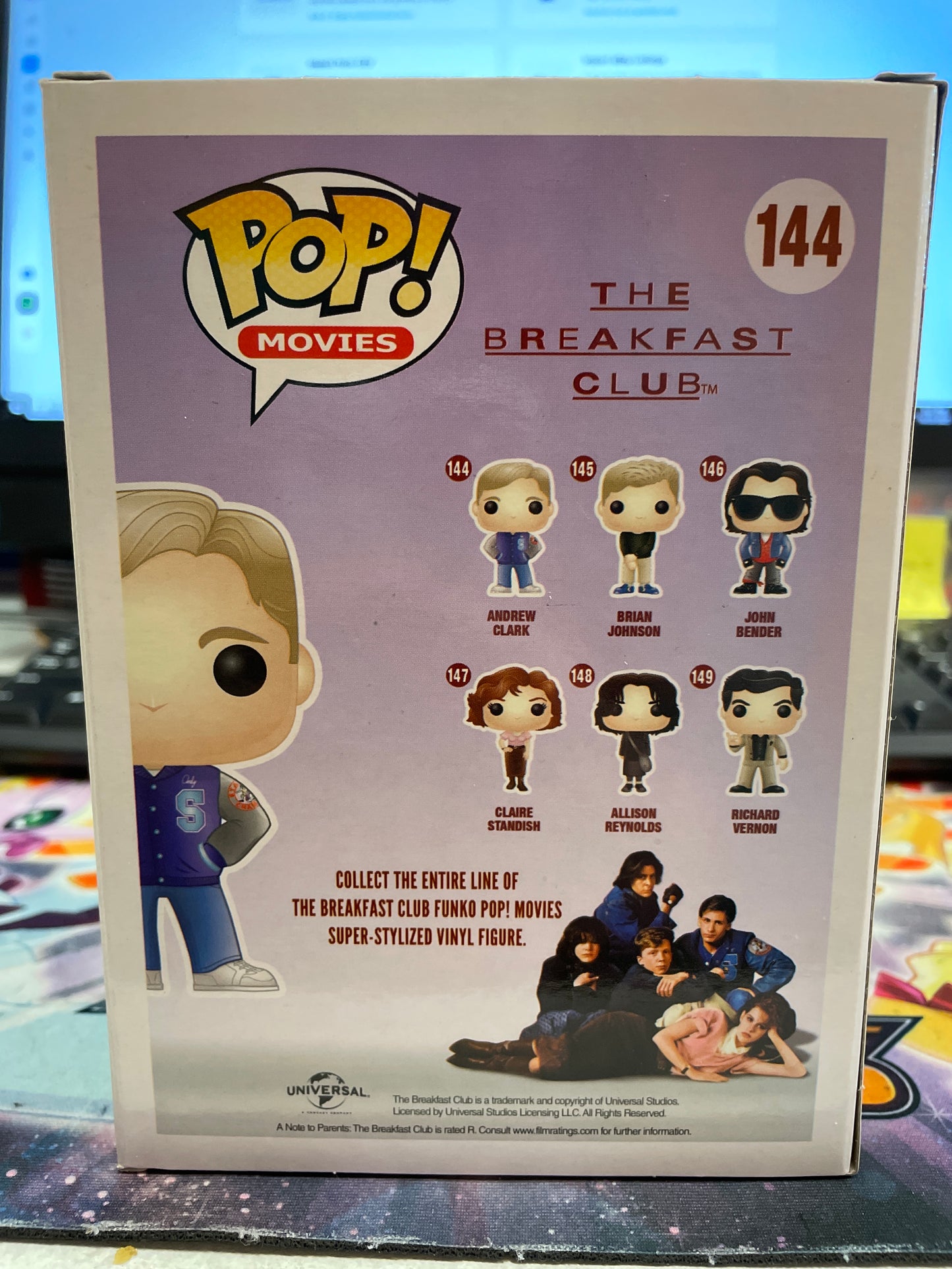 Funko The Breakfast Club Andrew Clark #144 (Good) Emilio Estevez Auto BAS