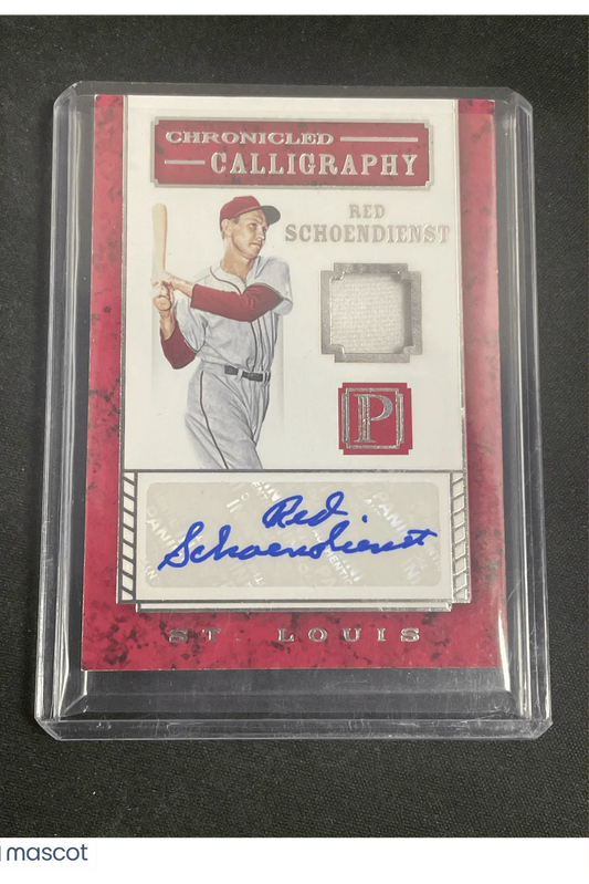2016 Panini Pantheon Baseball Baseball Red Schoendienst 126/199 #CC-RS - Papa Joey's Collectibles