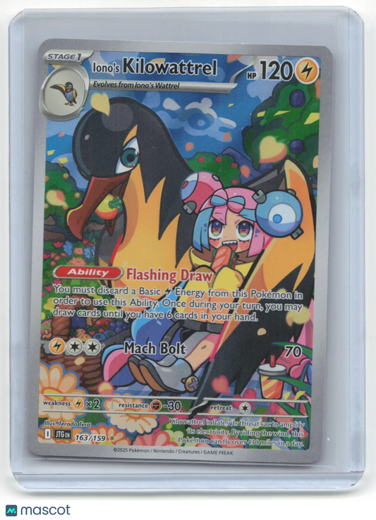 2025 Pokemon Iono's Kilowattrel Journey Together #163/159 - Papa Joey's Collectibles