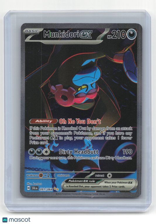 2024 Pokemon TCG Munkidori EX Shrouded Fable #091/064