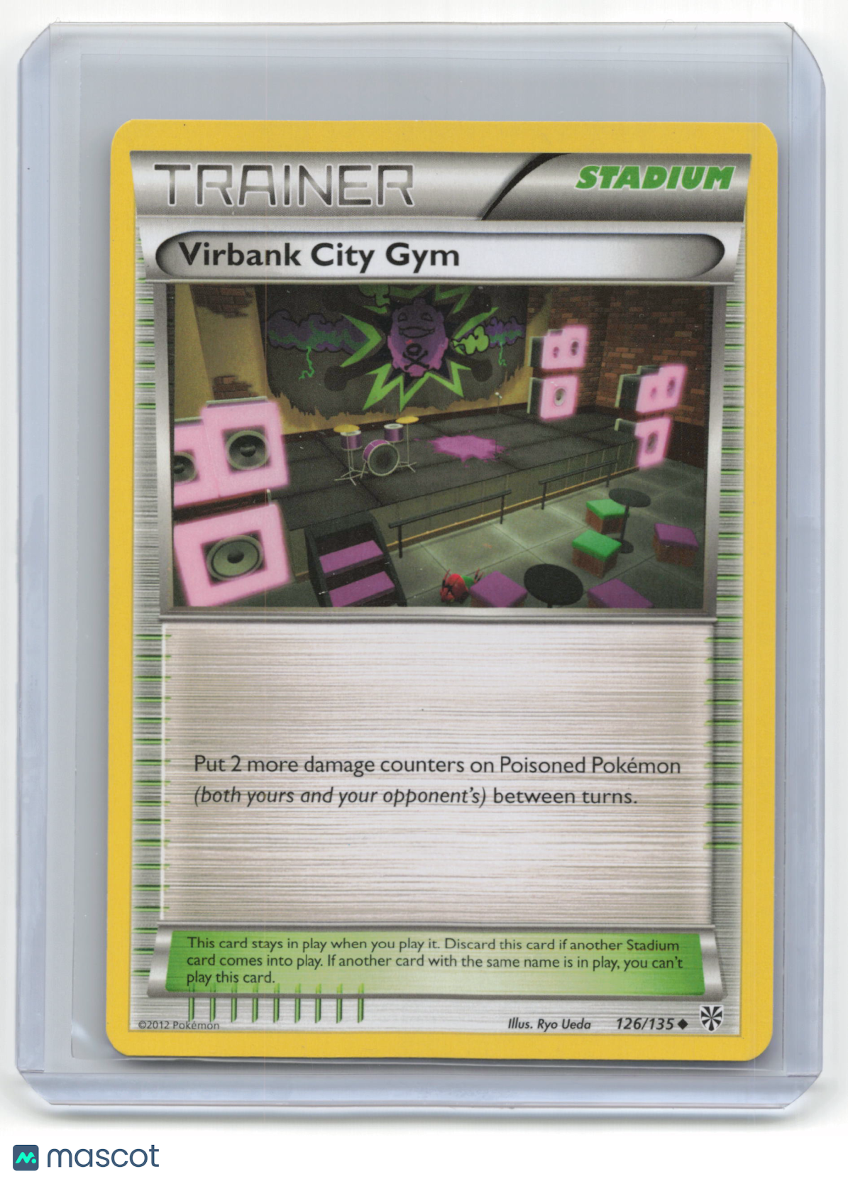 2013 Pokemon TCG—Virbank City Gym #126/135 Plasma Storm—