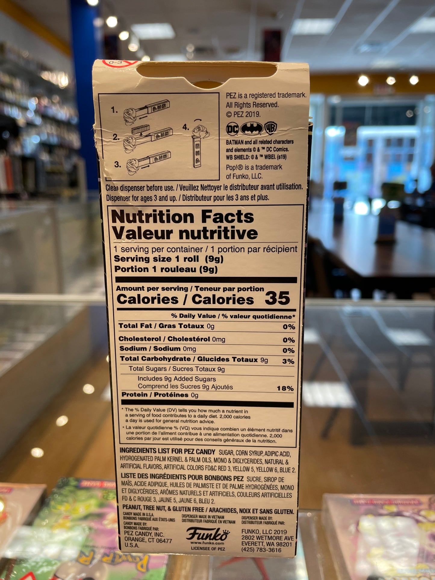 Funko Pez Dispenser: The Joker [Gamer] (DMG, No Candy) GameStop Exclusive