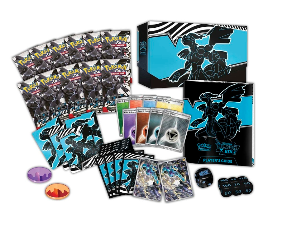 2025 Pokemon Scarlet & Violet Black Bolt Pokemon Center Elite Trainer Box