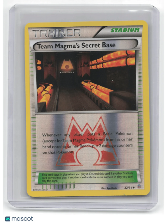 2015 Pokémon Team Magma's Secret Base Double Crisis #32/34 - Papa Joey's Collectibles