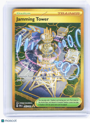 2025 Pokemon—Jamming Tower #82/64 Destined Rivals—Hyper Rare Gold