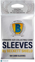 Beckett Shield Standard Clear Card Sleeves 100 Ct - Papa Joey's Collectibles