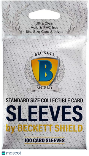 Beckett Shield Standard Clear Card Sleeves 100 Ct