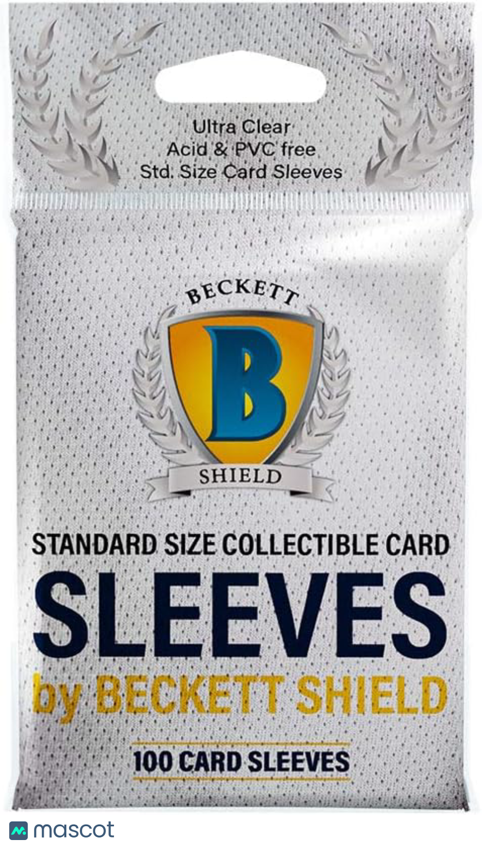 2020 Beckett Standard Sleeves (100 ct) Sealed Bag