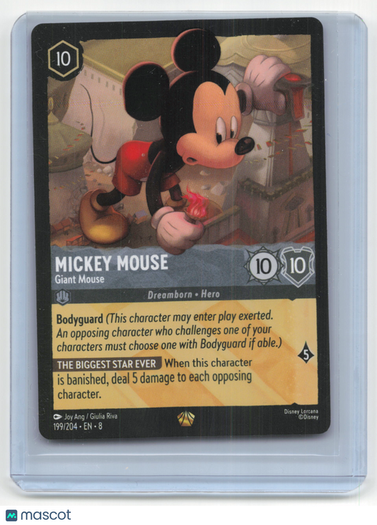 2025 Lorcana Mickey Mouse Reign of Jafar #199/204