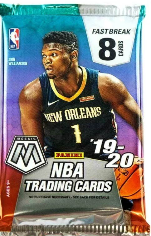 2019-20 Panini Mosaic Fast Break Basketball Hobby Pack