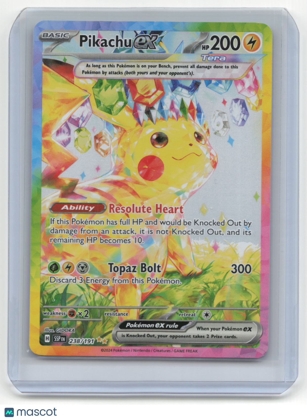 2024 Pokemon Pikachu EX Surging Sparks #238/191