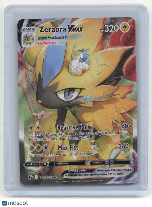 2023 Pokemon TCG Zeraora VMAX Crown Zenith #GG42/GG70