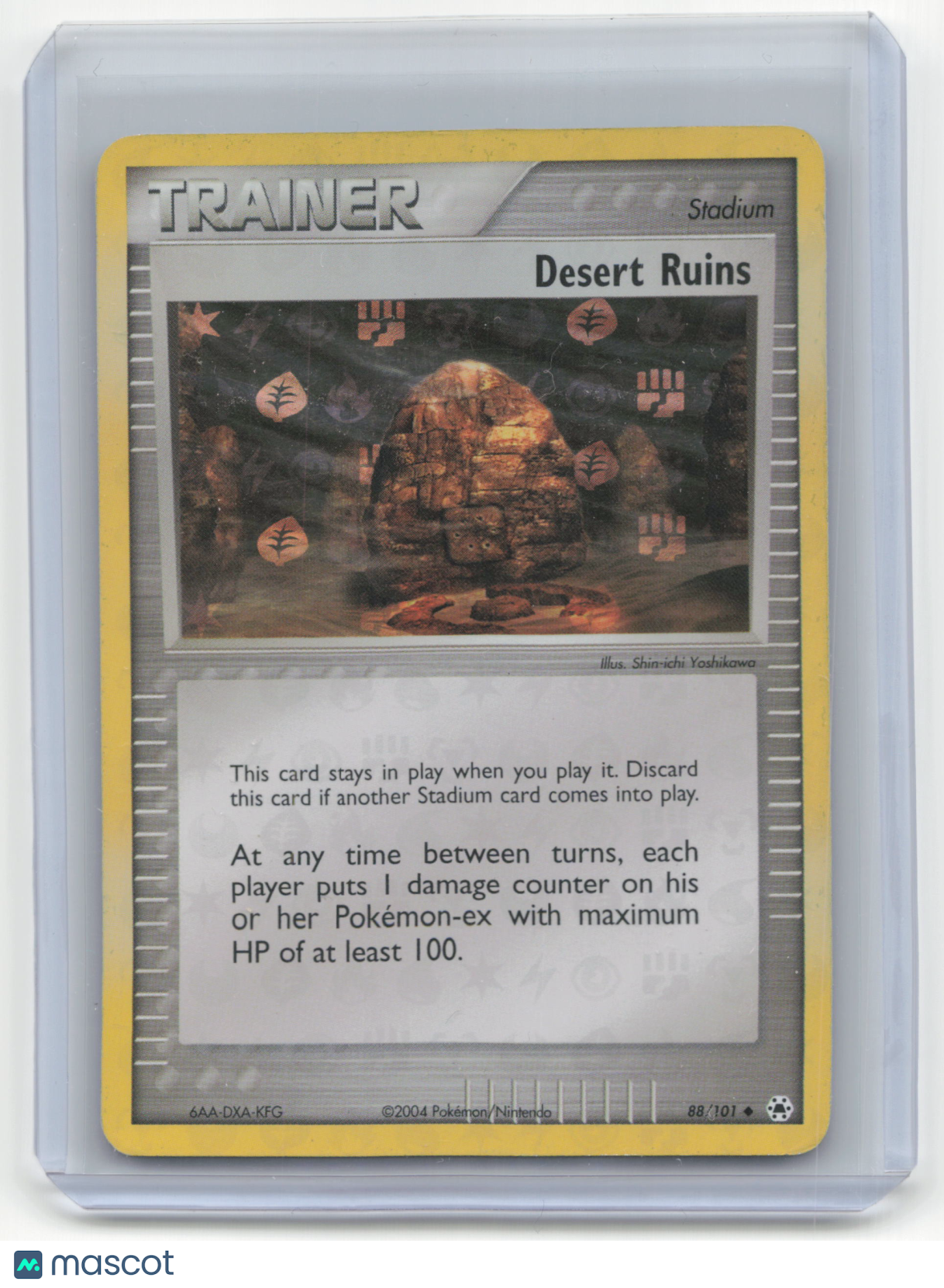 2004 Pokemon—Desert Ruins #88 EX Hidden Legends— Holo [Damage]