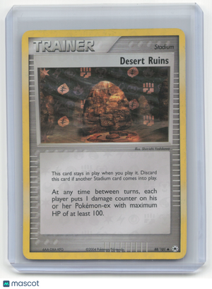 2004 Pokemon—Desert Ruins #88 EX Hidden Legends— Holo [Damage]