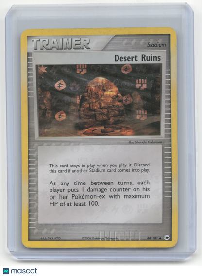 2004 Pokemon—Desert Ruins #88 EX Hidden Legends— Holo [Damage]