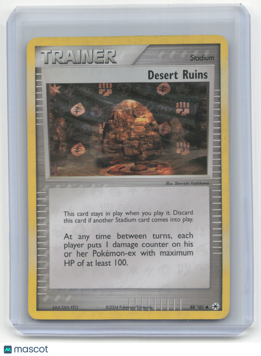 2004 Pokemon—Desert Ruins #88 EX Hidden Legends— Holo [Damage]