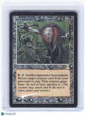 1999 Magic: The Gathering—Apprentice Necromancer #51 Urza's Destiny—Foil [MP]