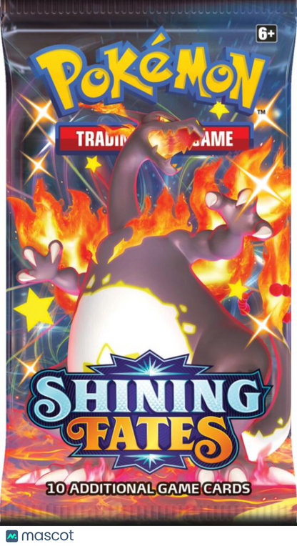 2021 Pokemon Sword & Shield Shining Fates Loose Booster Pack - Papa Joey's Collectibles