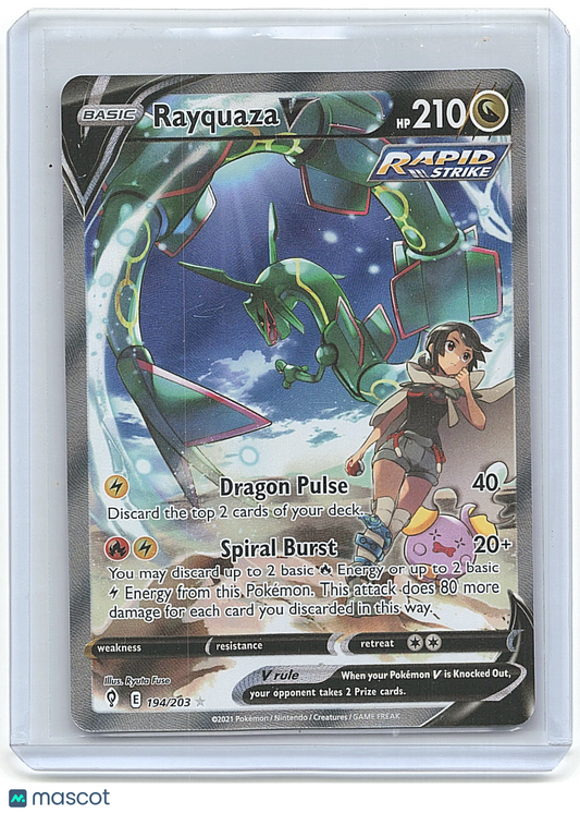 Pokemon Rayquaza 2021 Pokemon Rapid Strike #194/203 194/203