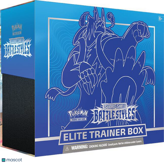 2021 Pokemon Sword & Shield Battle Styles (Rapid Strike Blue) Elite Trainer Box