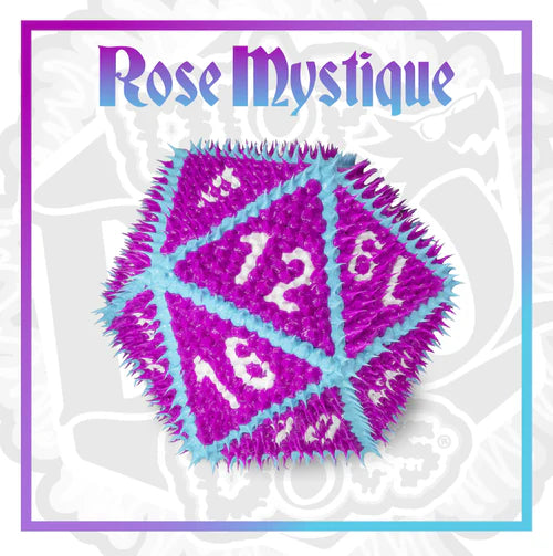 Drop Dots Jumbo Dice D20 5.5 in (Rose Mystique) - Papa Joey's Collectibles