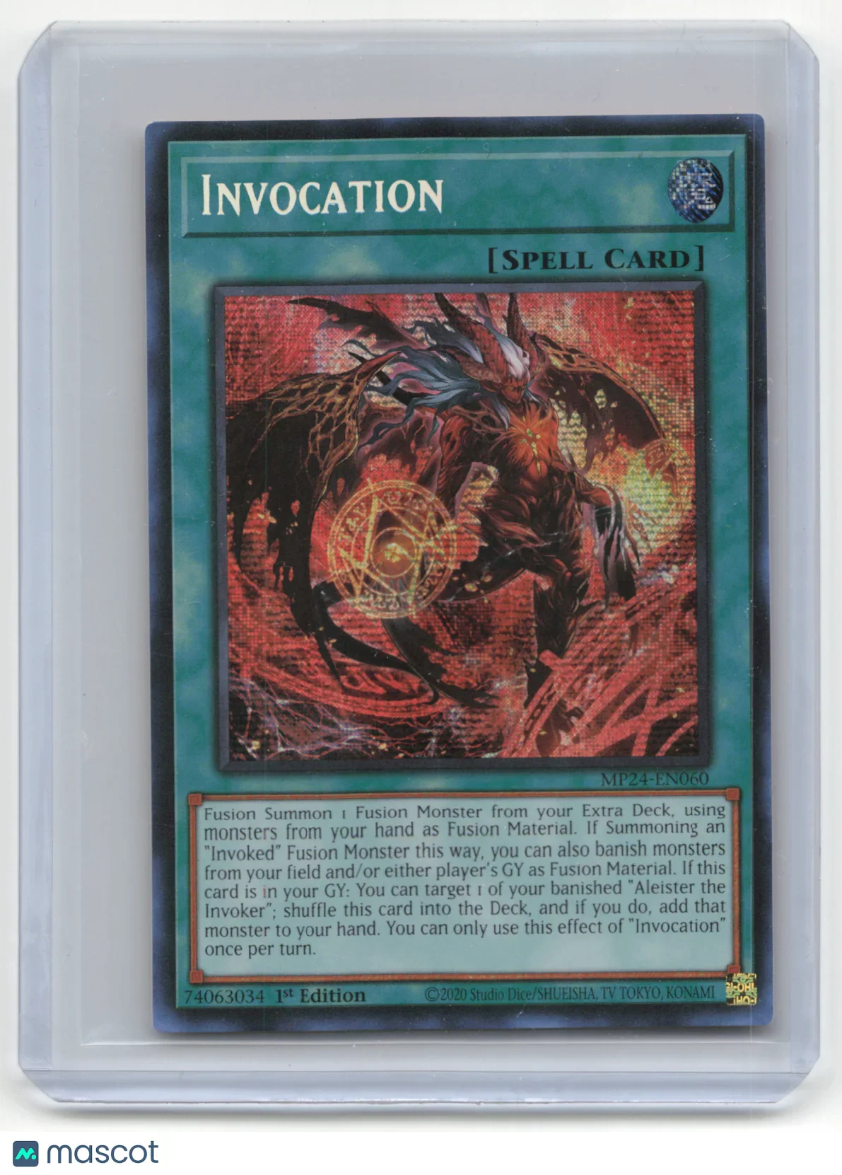 2024 Yu-Gi-Oh! Invocation Dueling Mirrors #MP24-En060 English PSR - Papa Joey's Collectibles