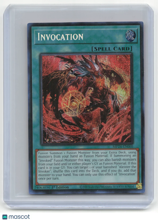 2024 Yu-Gi-Oh! Invocation Dueling Mirrors #MP24-En060 English PSR - Papa Joey's Collectibles