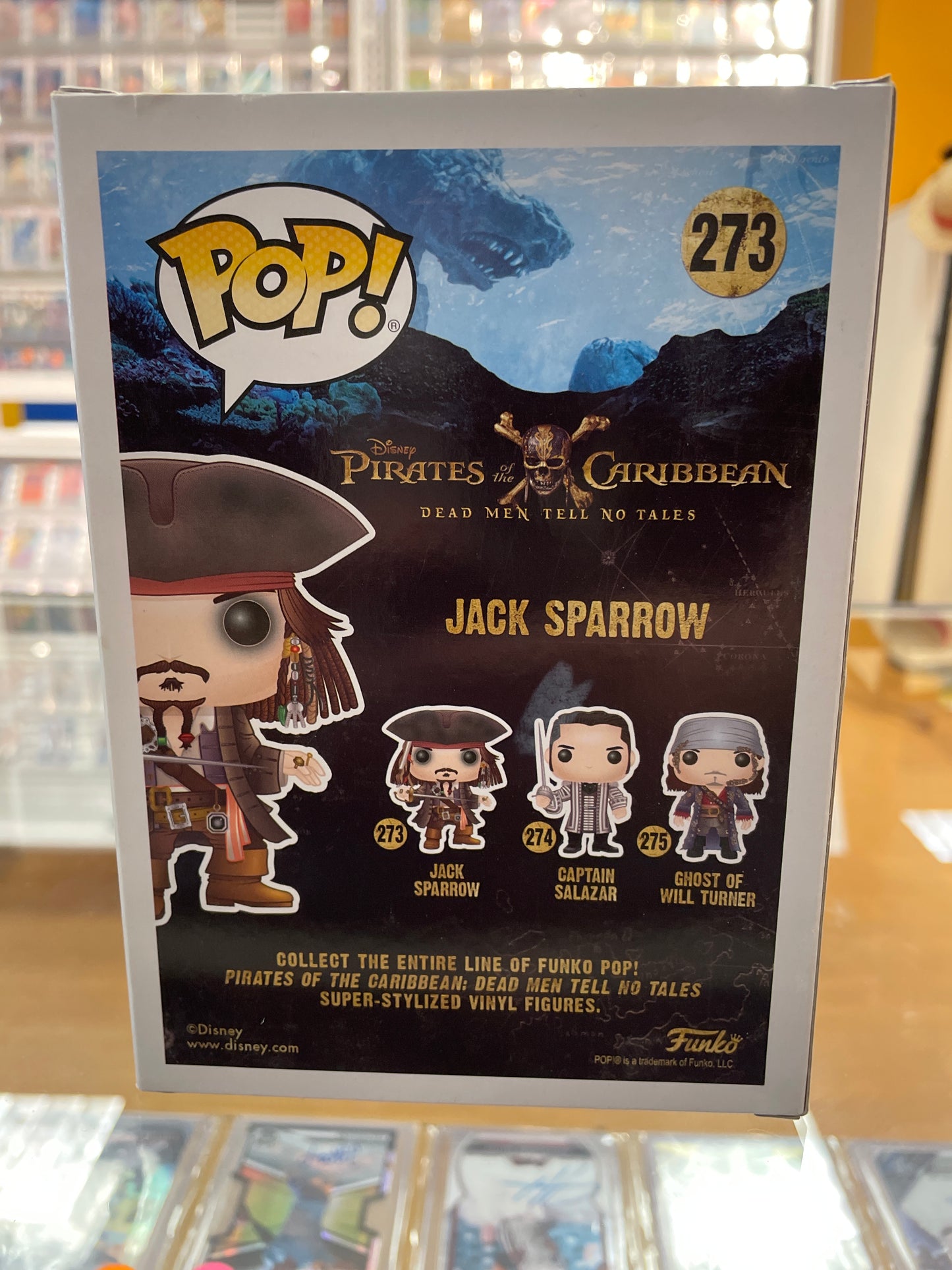 Funko Disney Pirates of the Caribbean Jack Sparrow #273 (Okay)