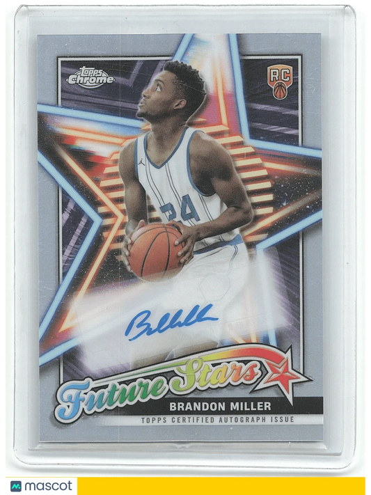 2024 Topps Chrome Basketball Brandon Miller RC #FSA-BM - Papa Joey's Collectibles