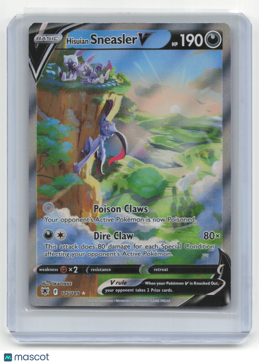2022 Pokemon Hisuian Sneasler V Astral Radiance #175/189 Near Mint FA