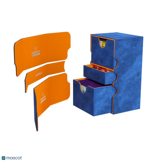 Gamegenic Stronghold 200+ XL Convertible Blue/Orange Deck Box