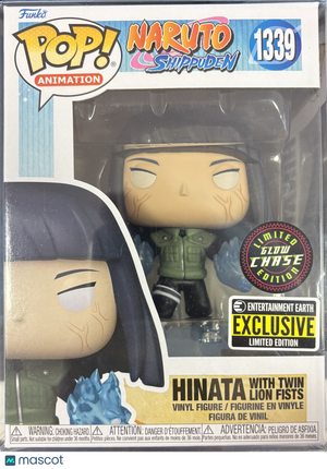 POP! Animation—Naruto Shippuden—Hinata With Twin Lion Fists #1339—(Glow Chase)(Entertainment Earth Exclusive)