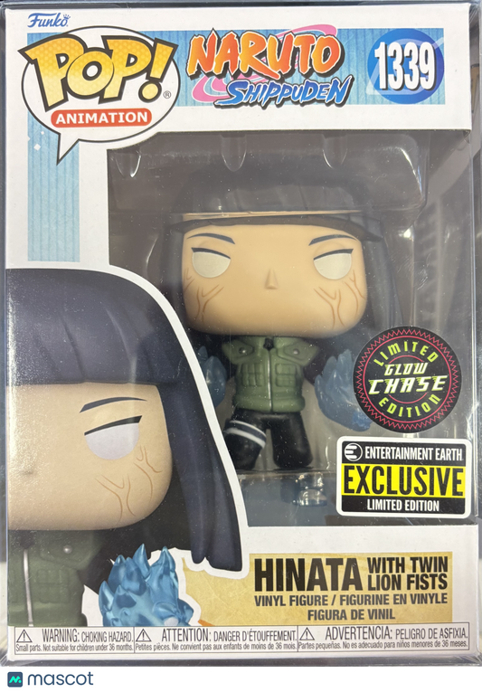 POP! Animation—Naruto Shippuden—Hinata With Twin Lion Fists #1339—(Glow Chase)(Entertainment Earth Exclusive)