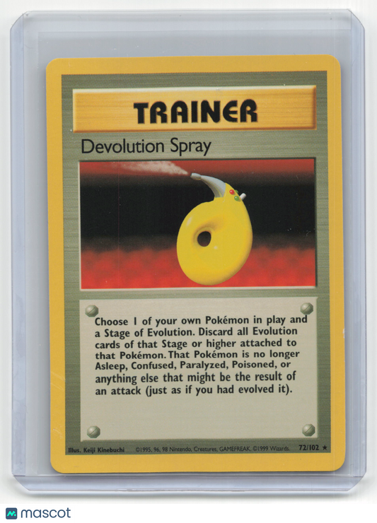 1999 Pokemon TCG Devolution Spray Base Set #72/102