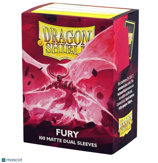 Dragon Shield Standard 20 Pt. Fury Matte Card Sleeves 100 Ct