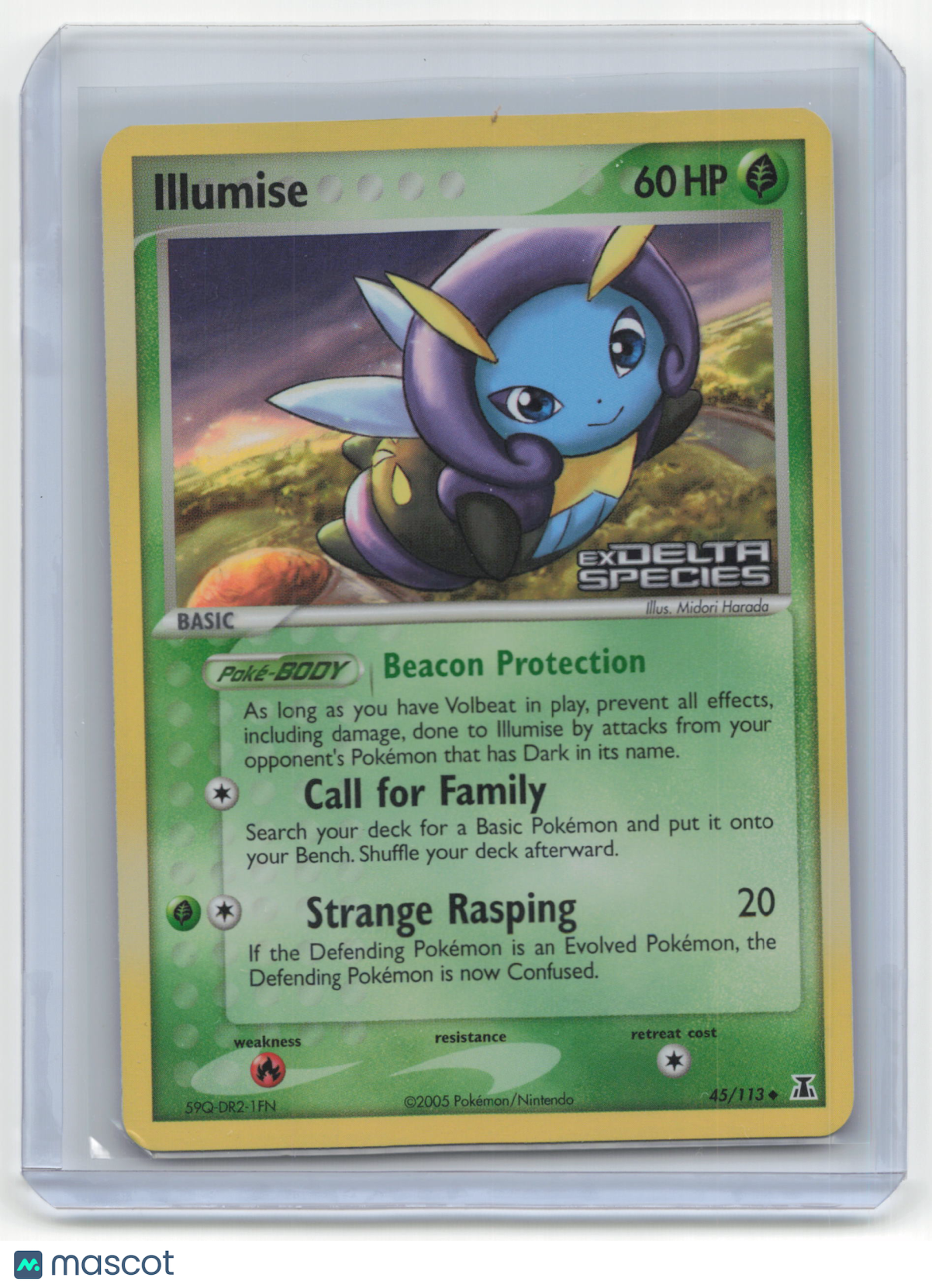 2005 Pokemon Illumise EX Delta Species #45/113 Near Mint