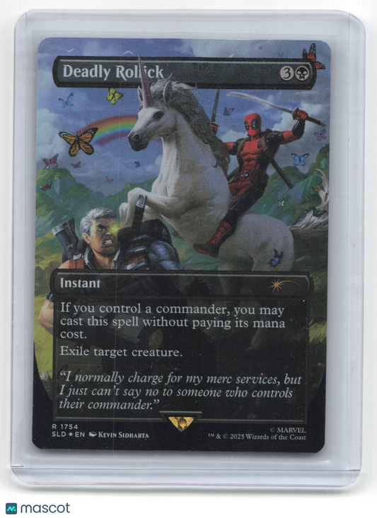 2025 Magic: The Gathering Deadpool Secret Lair Drop Marvel #R 1754 Foil