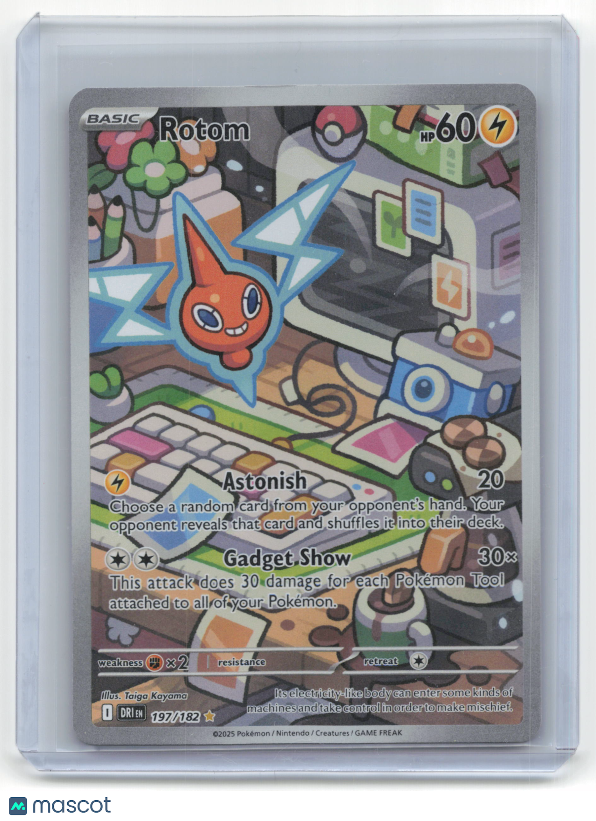 2025 Pokemon Rotom Sv10: Destined Rivals #197/182 Near Mint