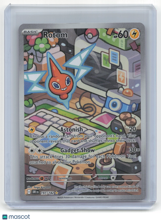 2025 Pokemon Rotom Sv10: Destined Rivals #197/182 Near Mint