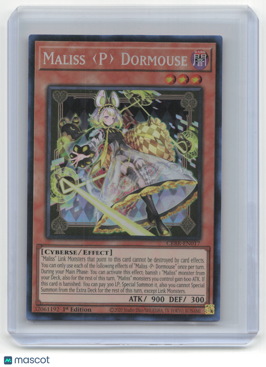2023 Yu-Gi-Oh! Maliss (P) Dormouse Crossover Breaker #CRBR-EN017 CR