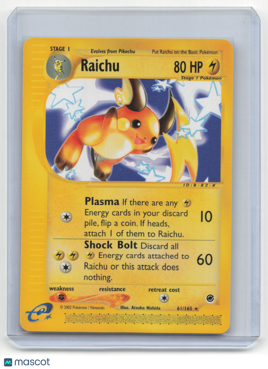 2002 Pokemon TCG Raichu Expedition #61/165