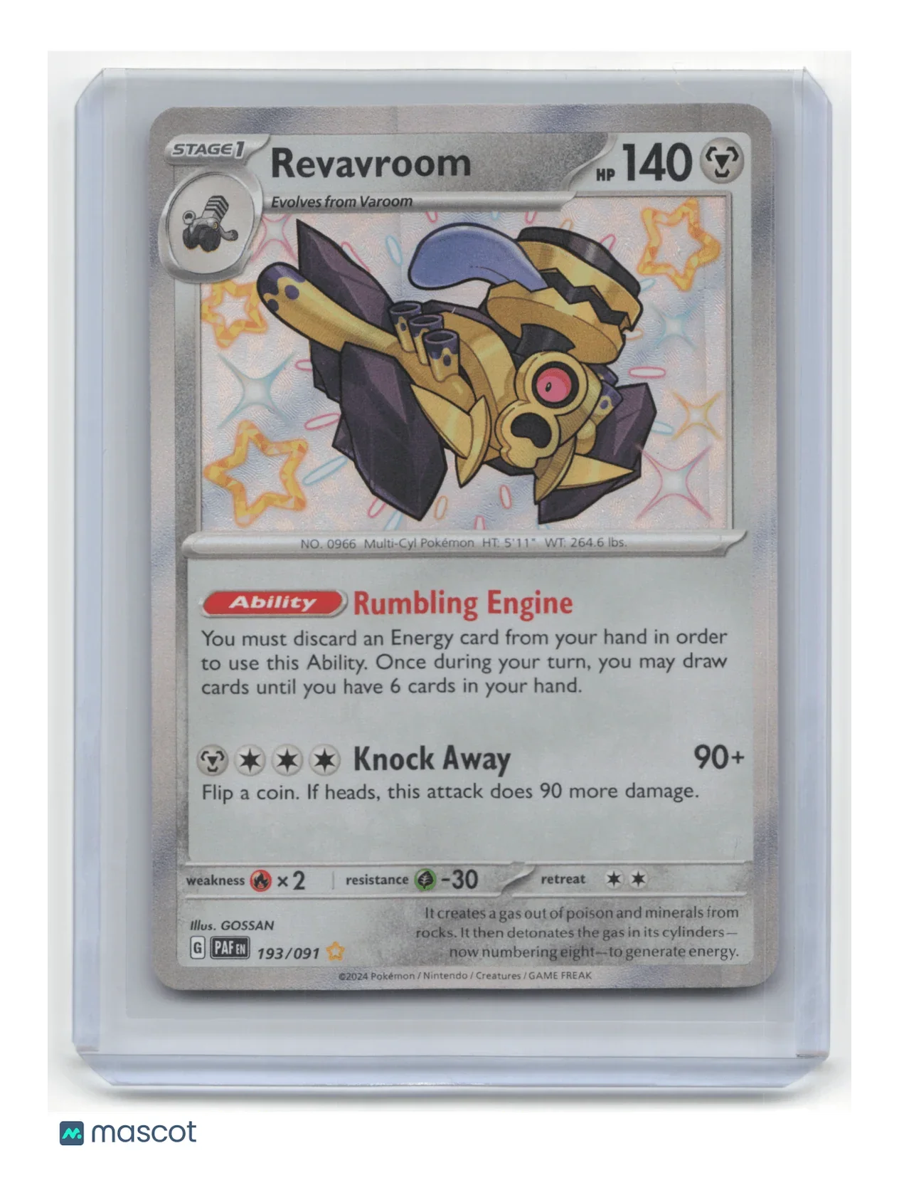 2024 Pokemon TCG Revavroom Paldean Fates #193/091 - Papa Joey's Collectibles