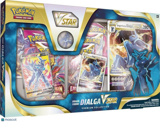 2022 Pokemon Sword & Shield Origin Forme Dialga VSTAR Premium Collection Box