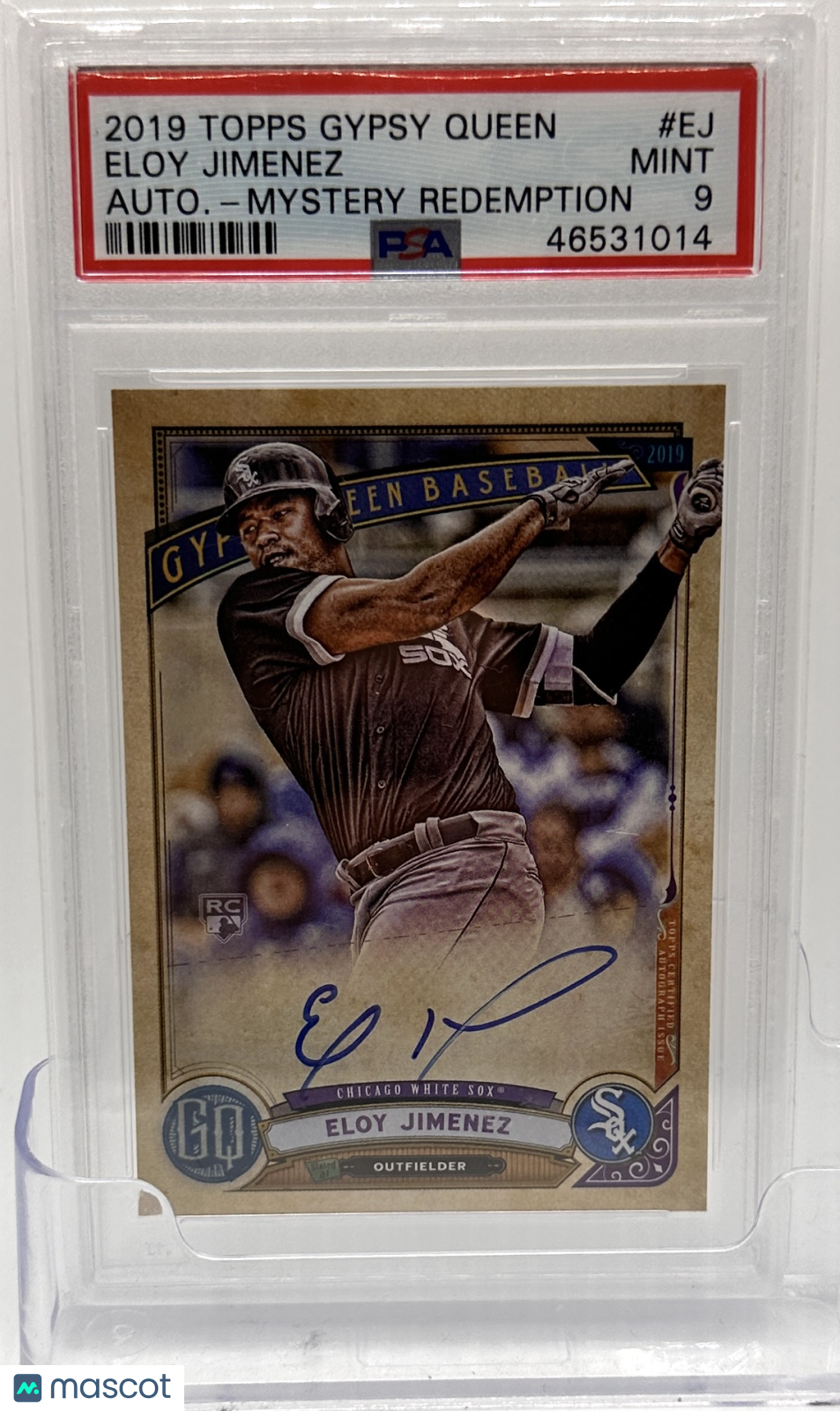 2019 Topps Gypsy Queen Autographs Baseball—Eloy Jimenez #EJ —PSA 9