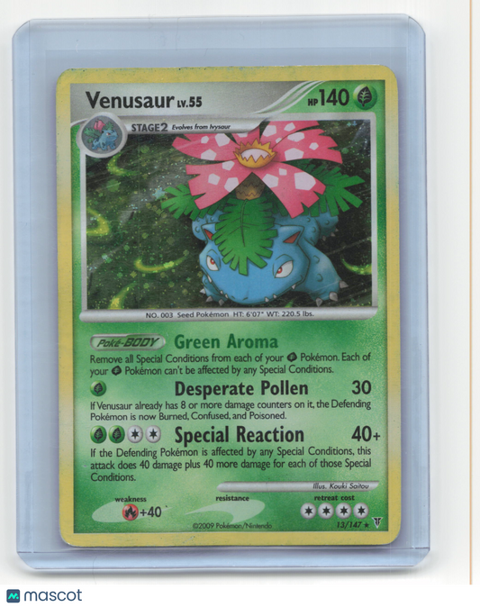 2009 Pokemon Venusaur Supreme Victors #13/147 Damaged Holo
