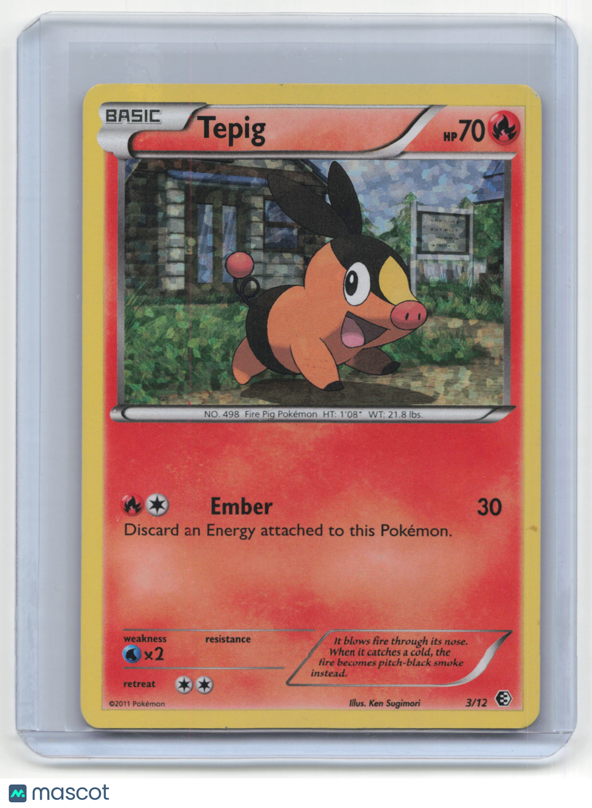 2011 Pokemon TCG Tepig McDonald's #3/12