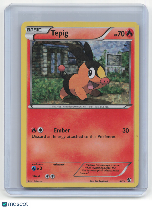 2011 Pokemon TCG Tepig McDonald's #3/12