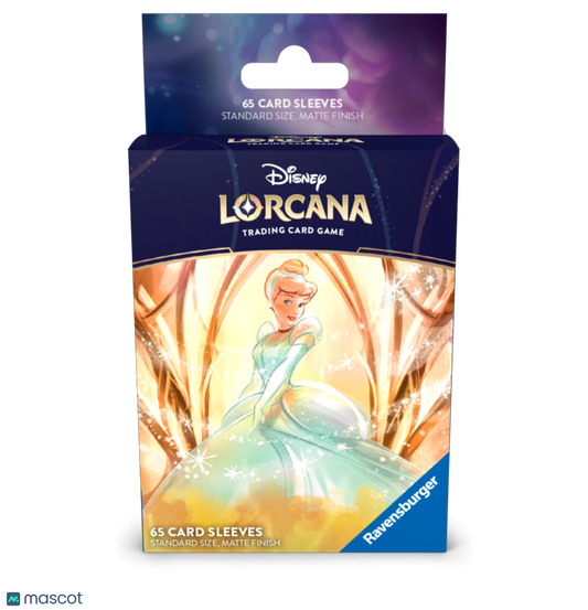 Lorcana Standard 20 Pt. (Cinderella, Ballroom Sensation) Card Sleeves 65 Ct - Papa Joey's Collectibles