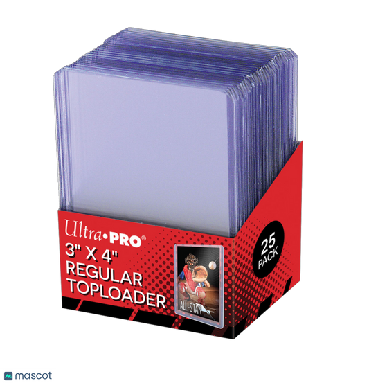 Ultra PRO Standard 35 Pt. Clear 3" x 4" Regular Toploader 25 ct.