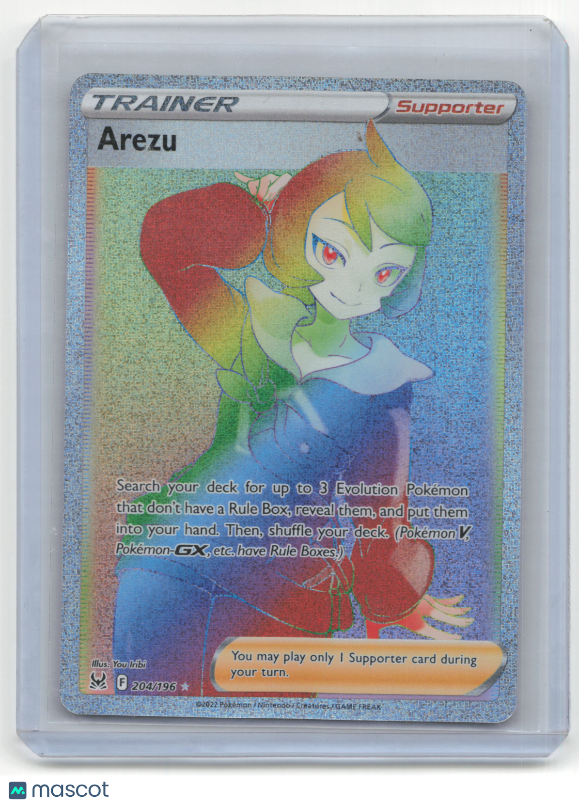 2022 Pokemon Arezu Lost Origin #204/196 Near Mint FA